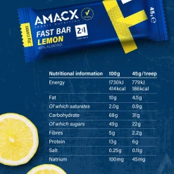 2:1 Fast Energy Bars (12 x 45g)