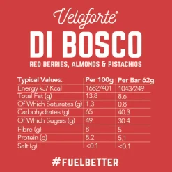 Natural Energy Bar Box of 12 x 62g Bars
