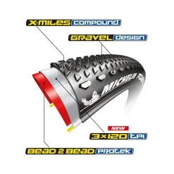 Power Gravel Tubeless Ready Folding Clincher Tyre